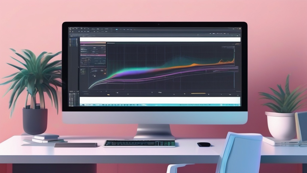 4K 모니터가 설치된 깔끔한 개발자 데스크 셋업
