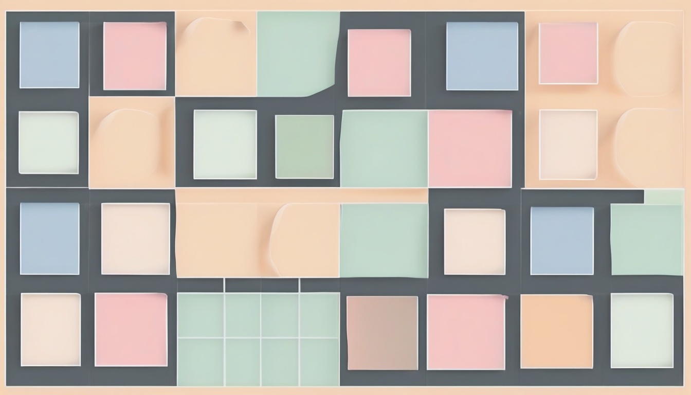 A of a priority matrix with task categories in quadrants