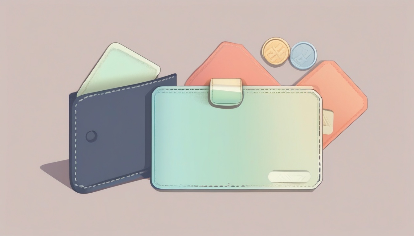 A of three price tags with different amounts arranged fro...