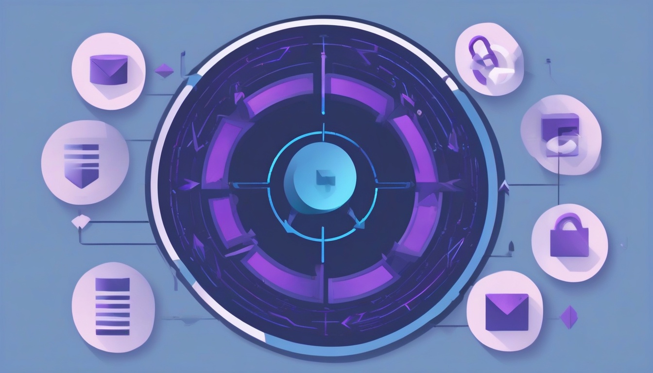 A of circular arrows forming an update cycle around a sec...