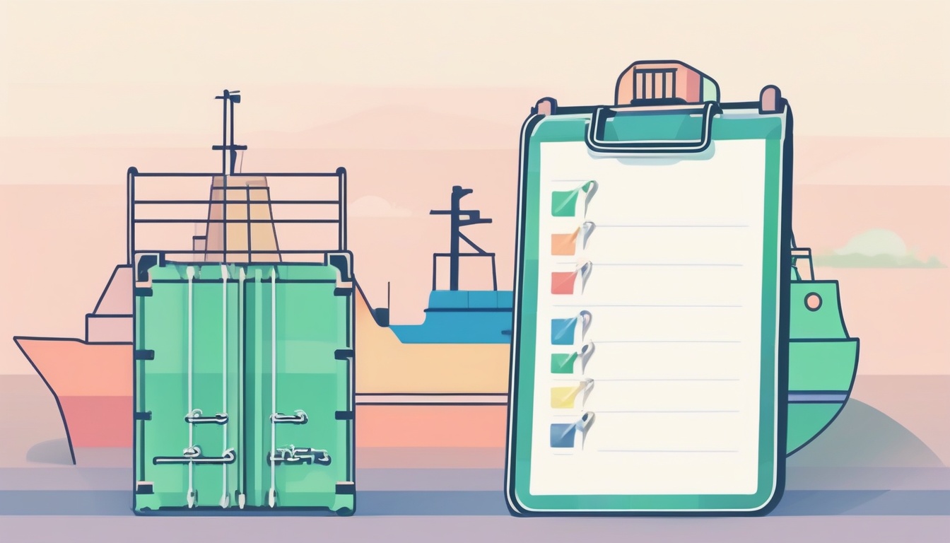 A of a checklist clipboard with colorful checkmarks next ...