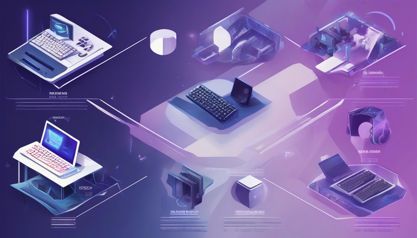 An infographic style illustration with four quadrant zone...