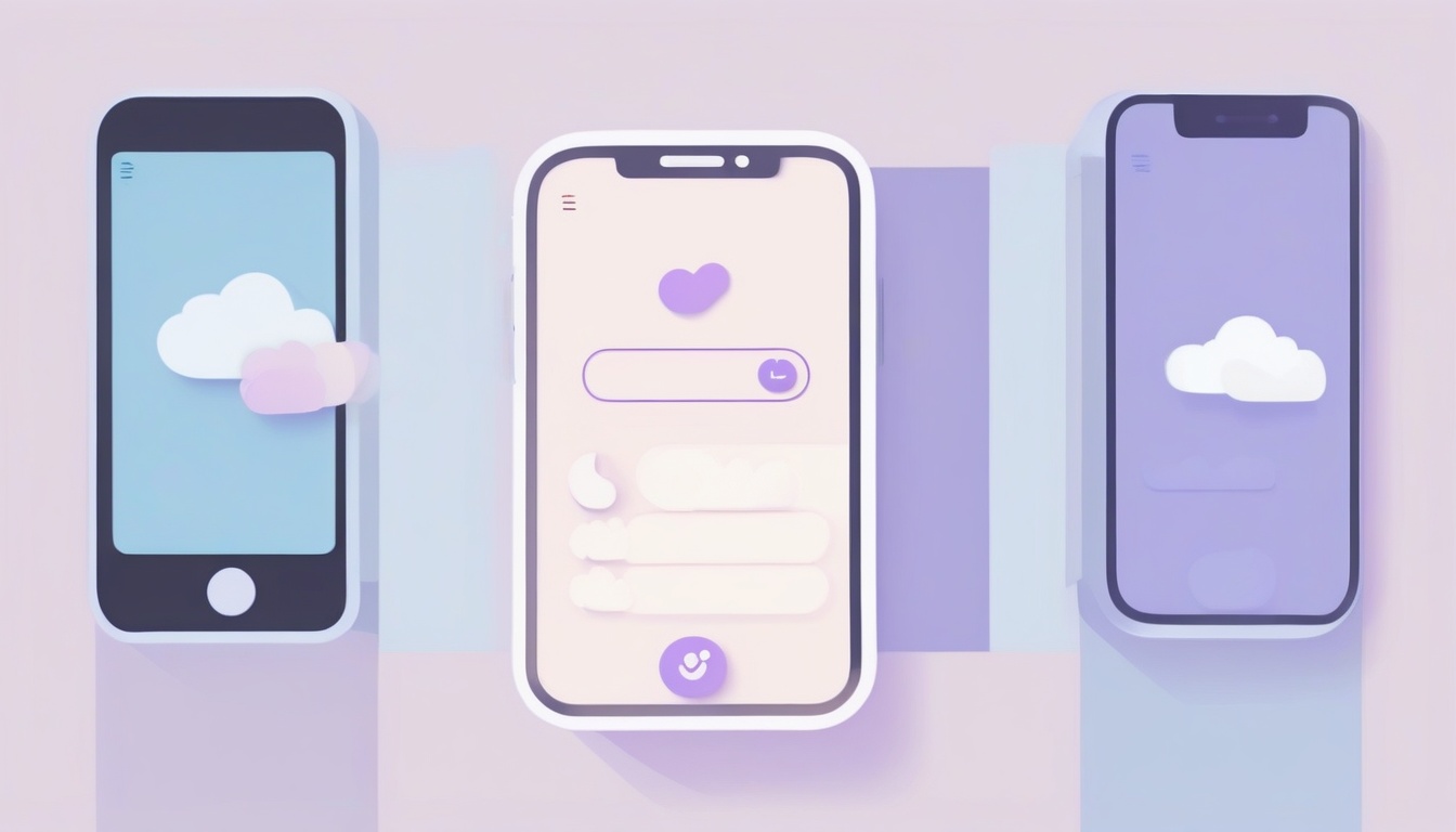 A of an iPhone screen showing a chat backup progress bar ...