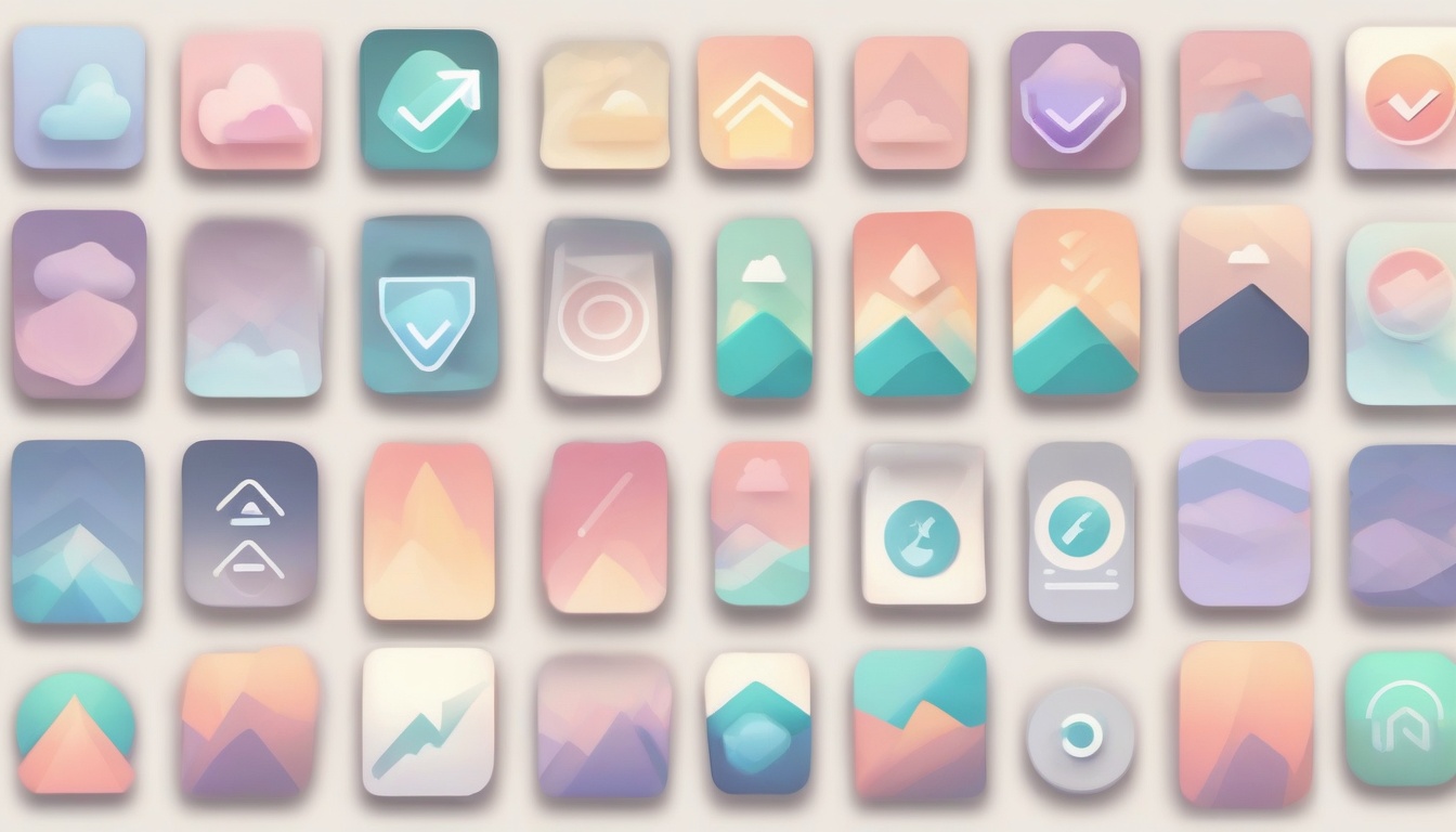 A of app icons with one fading out and turning into a dot...