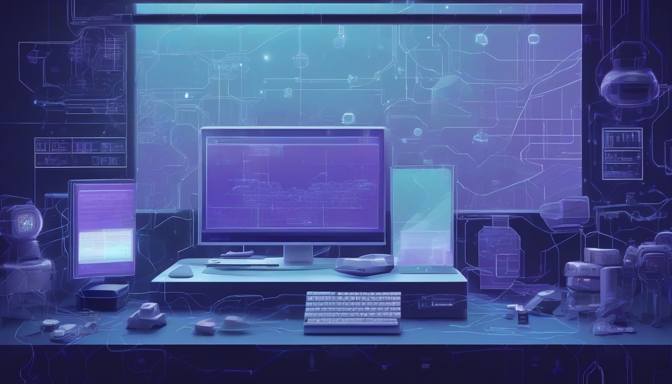 A clean, modern illustration of objects or scenery repres...