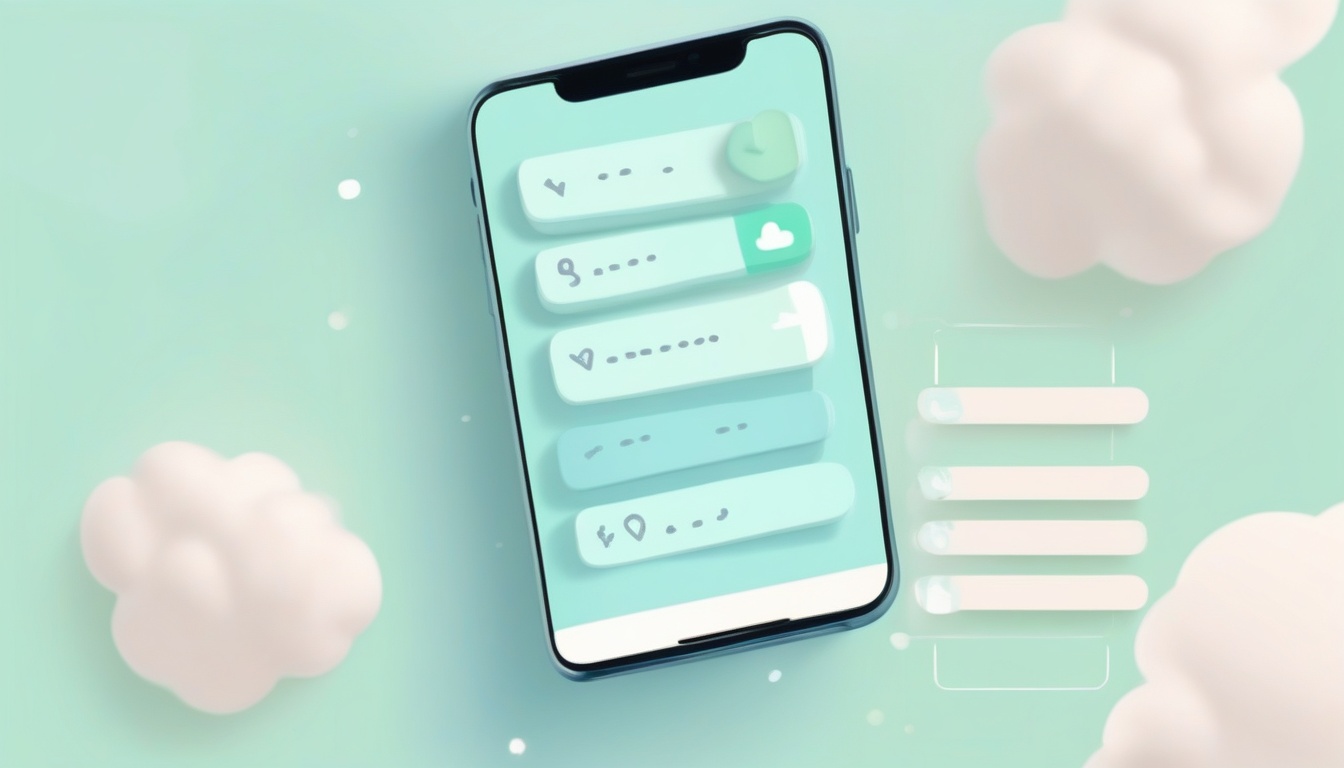 A of a checklist on a smartphone screen with three checkm...