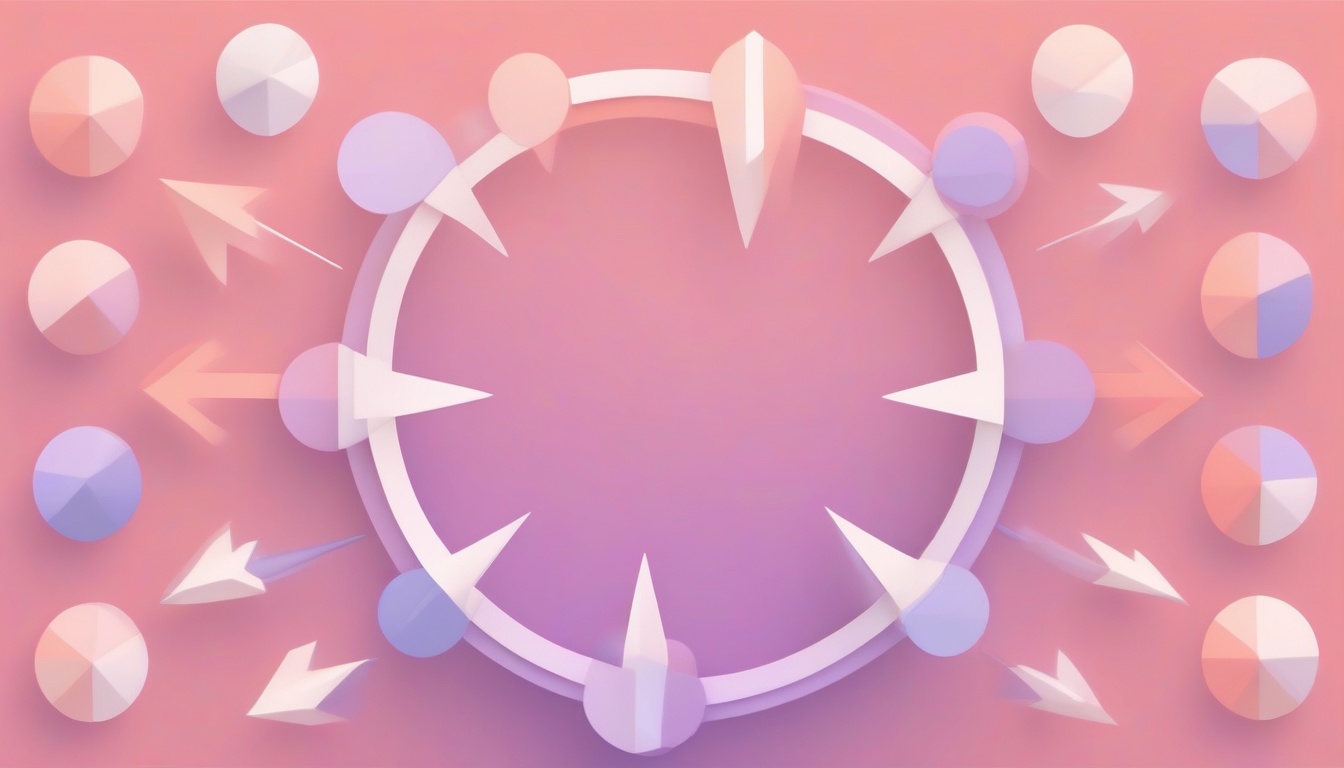 A of a circular arrow cycle with small refinement icons a...