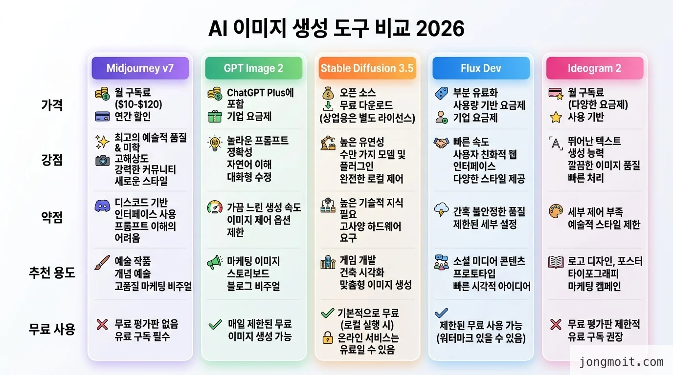 comparison 비교 인포그래픽