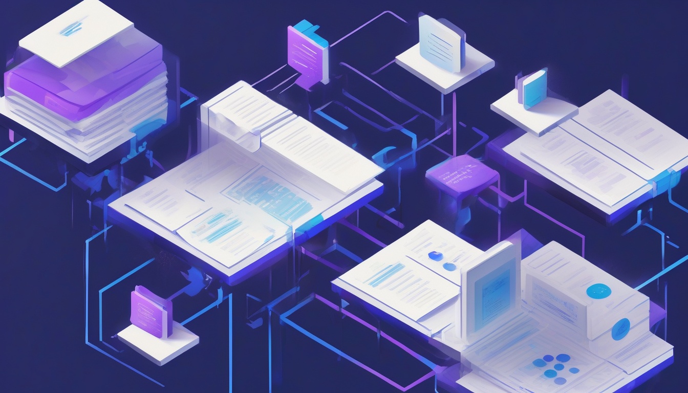 An isometric diagram of a Notion sidebar split into three...
