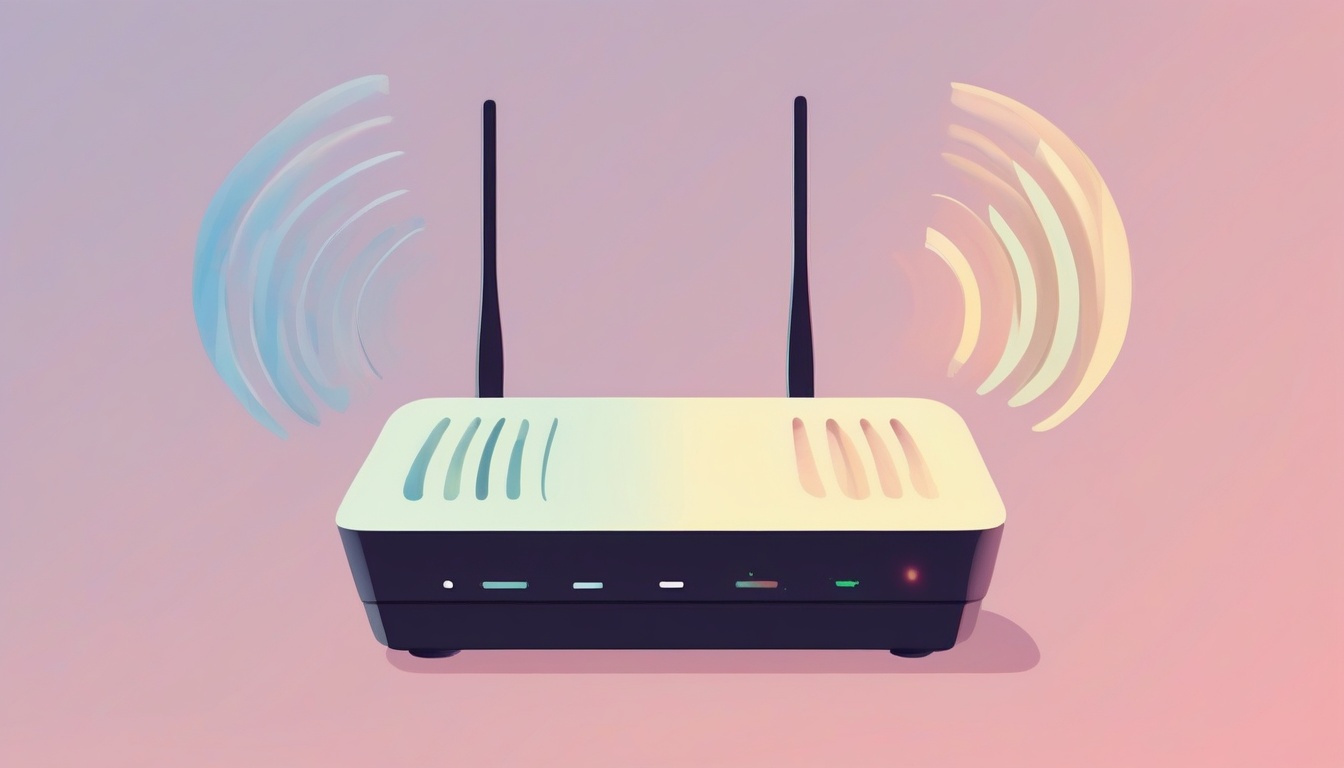 A of two router devices side by side