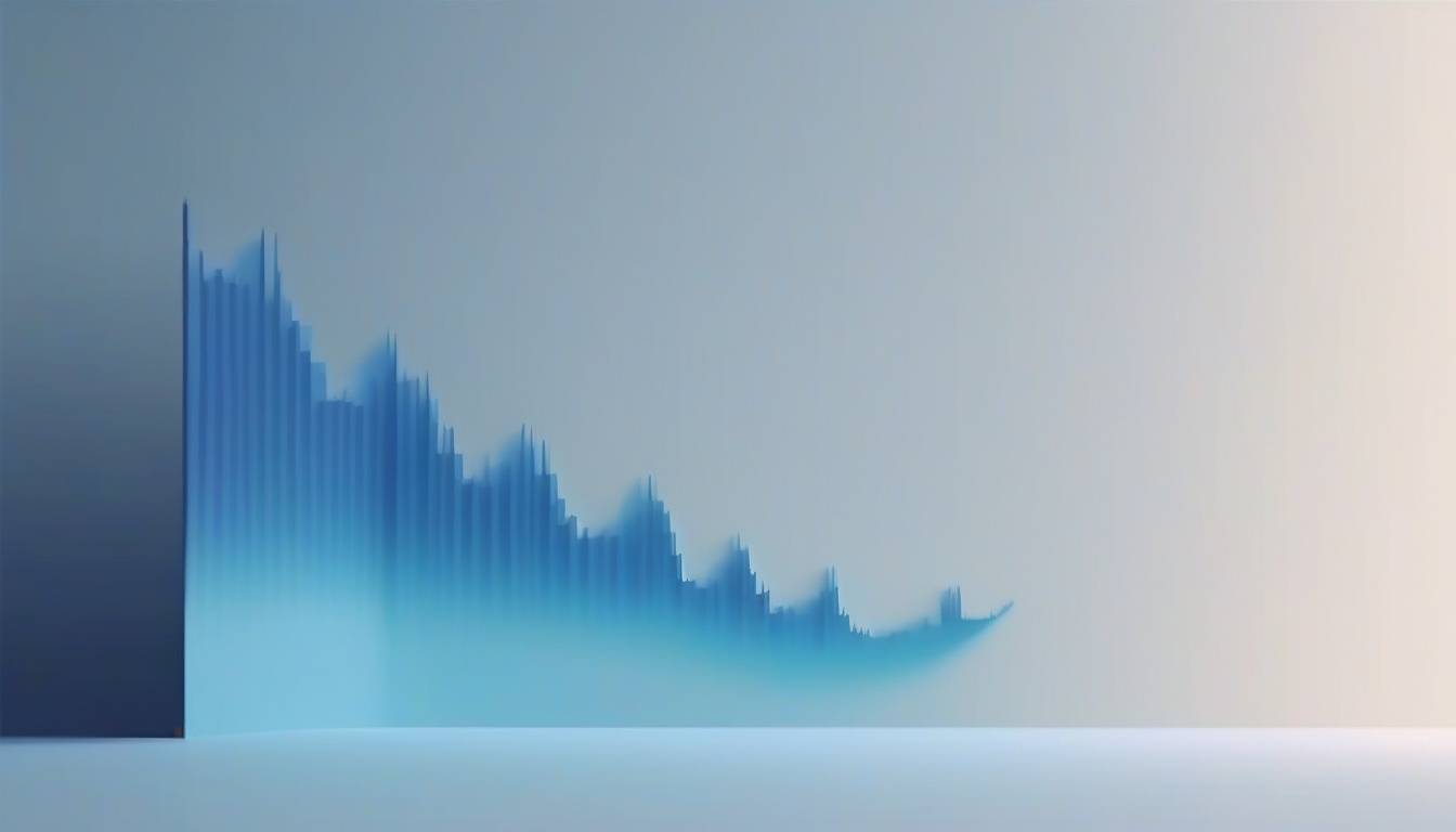 A of sound waves being absorbed by a wall-like barrier wi...