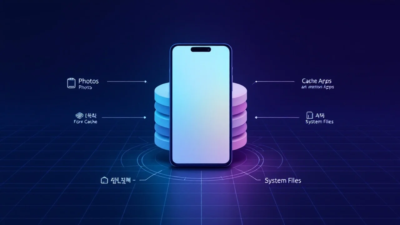스마트폰 정리 완벽 가이드 — 256GB 시대의 저장공간·캐시·사진 회수법